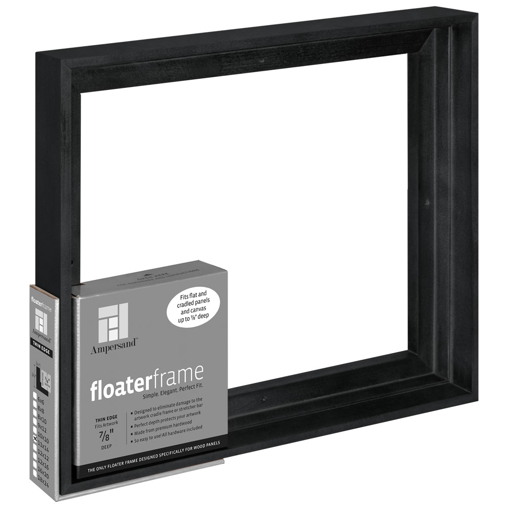 Ampersand Floater Frame Bold 7/8" 11x14 Black