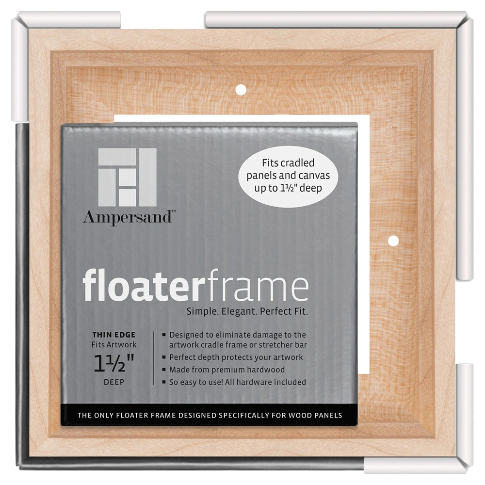 Floater Frame Thin 1.5" 6x6 Maple