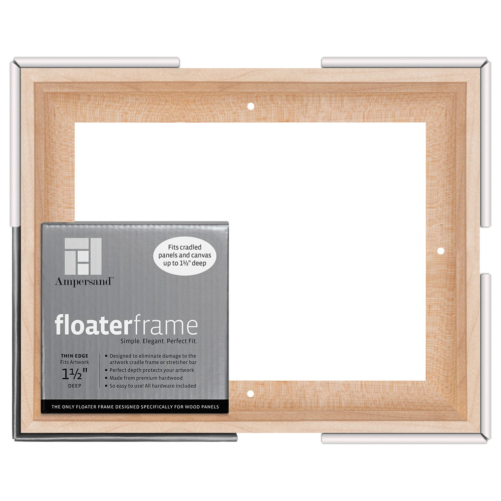 Ampersand Floater Frame Thin 1.5" 8x10 Maple