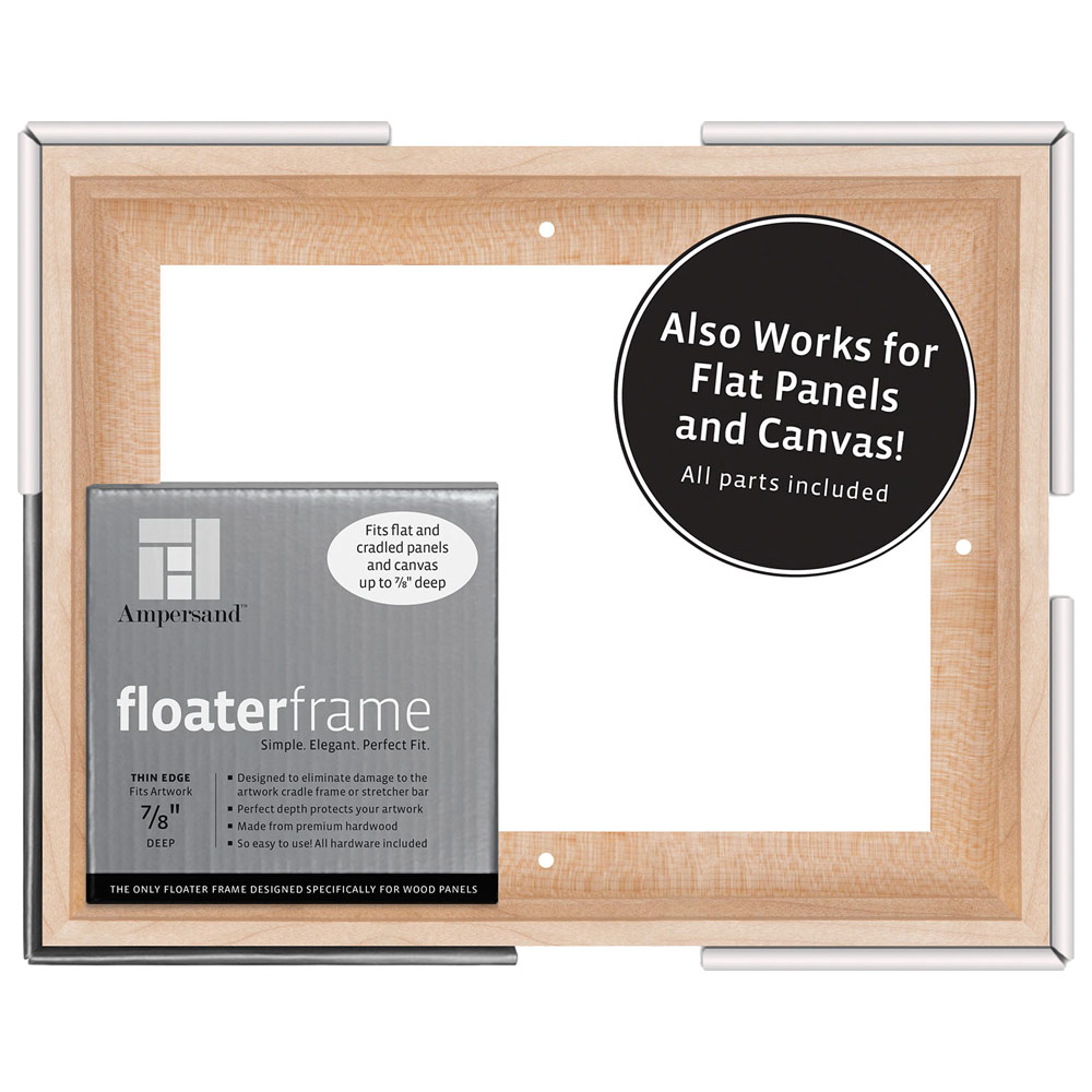 Floater Frame Thin 7/8" 8x10 Maple