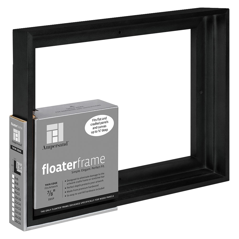 Floater Frame Thin 7/8" 11x14 Black