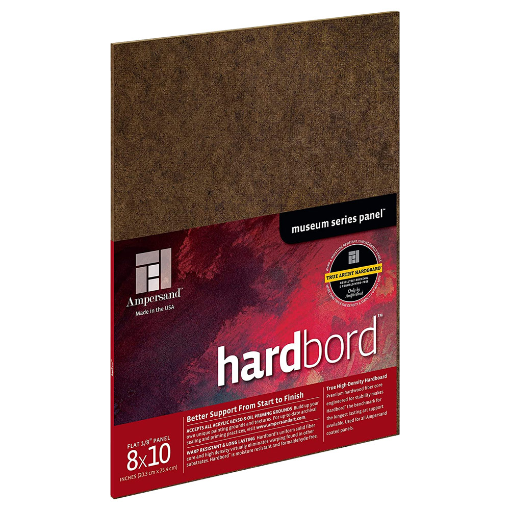 Hardbord 1/8" Flat Panel - 8" x 10"