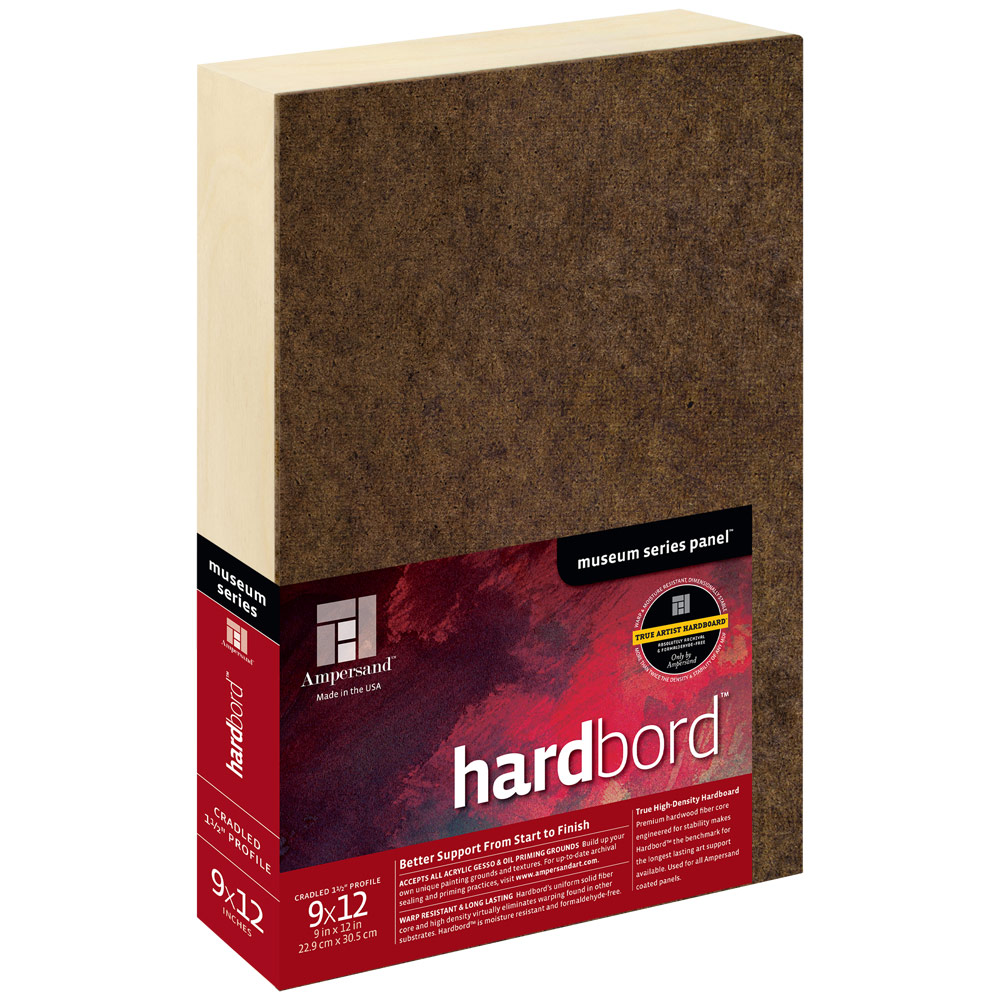 Hardbord Cradled 1.5" - 9x12
