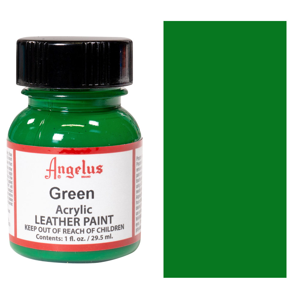 Angelus Acrylic Leather Paint 1oz Green