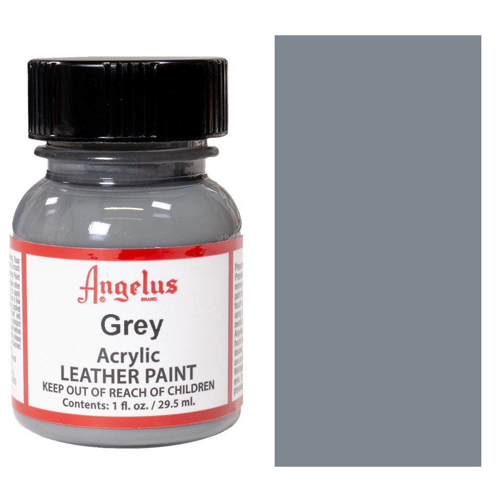 Angelus Acrylic Leather Paint 1oz Grey