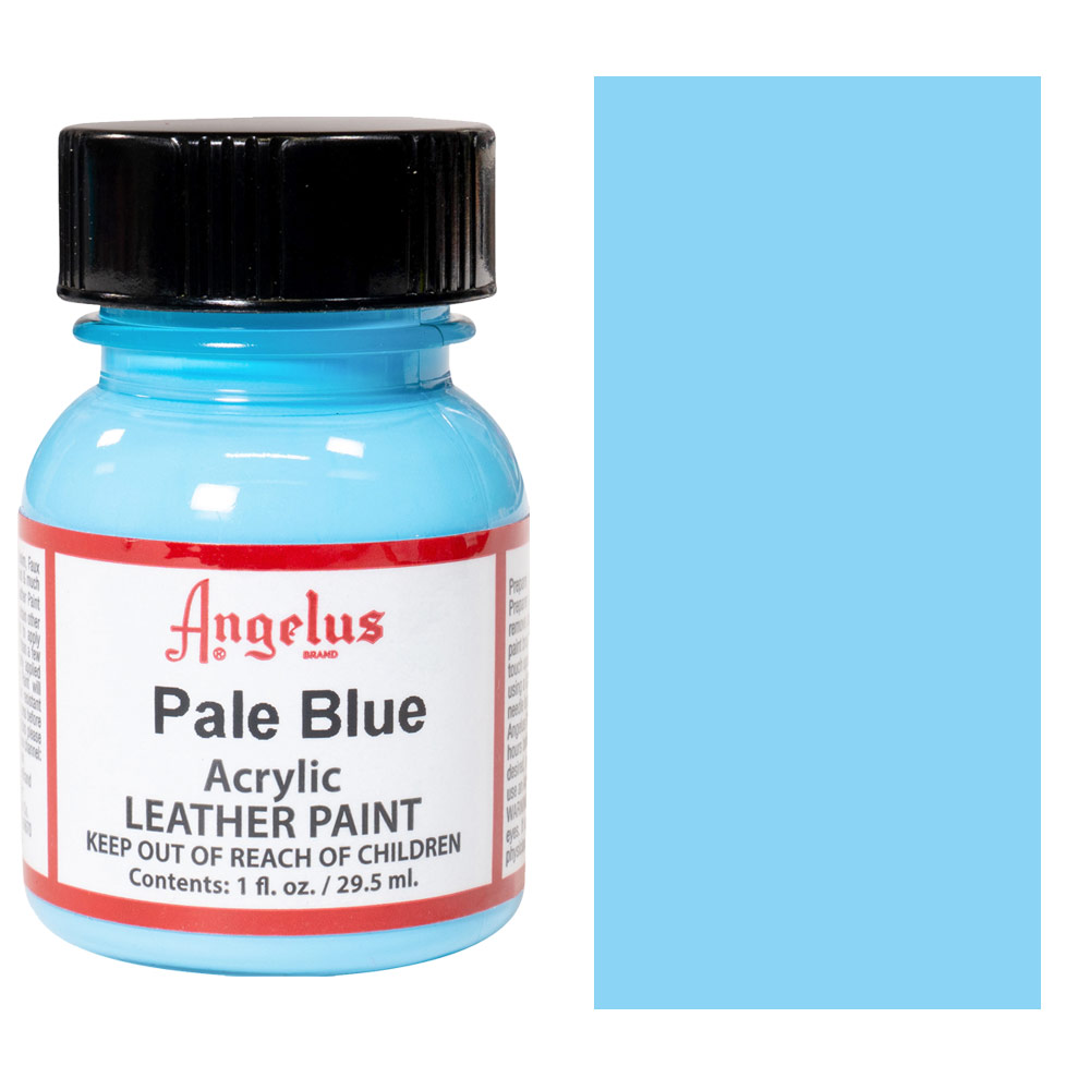 1 oz. Blue Turquoise Leather Paint @ Raw Materials Art Supplies