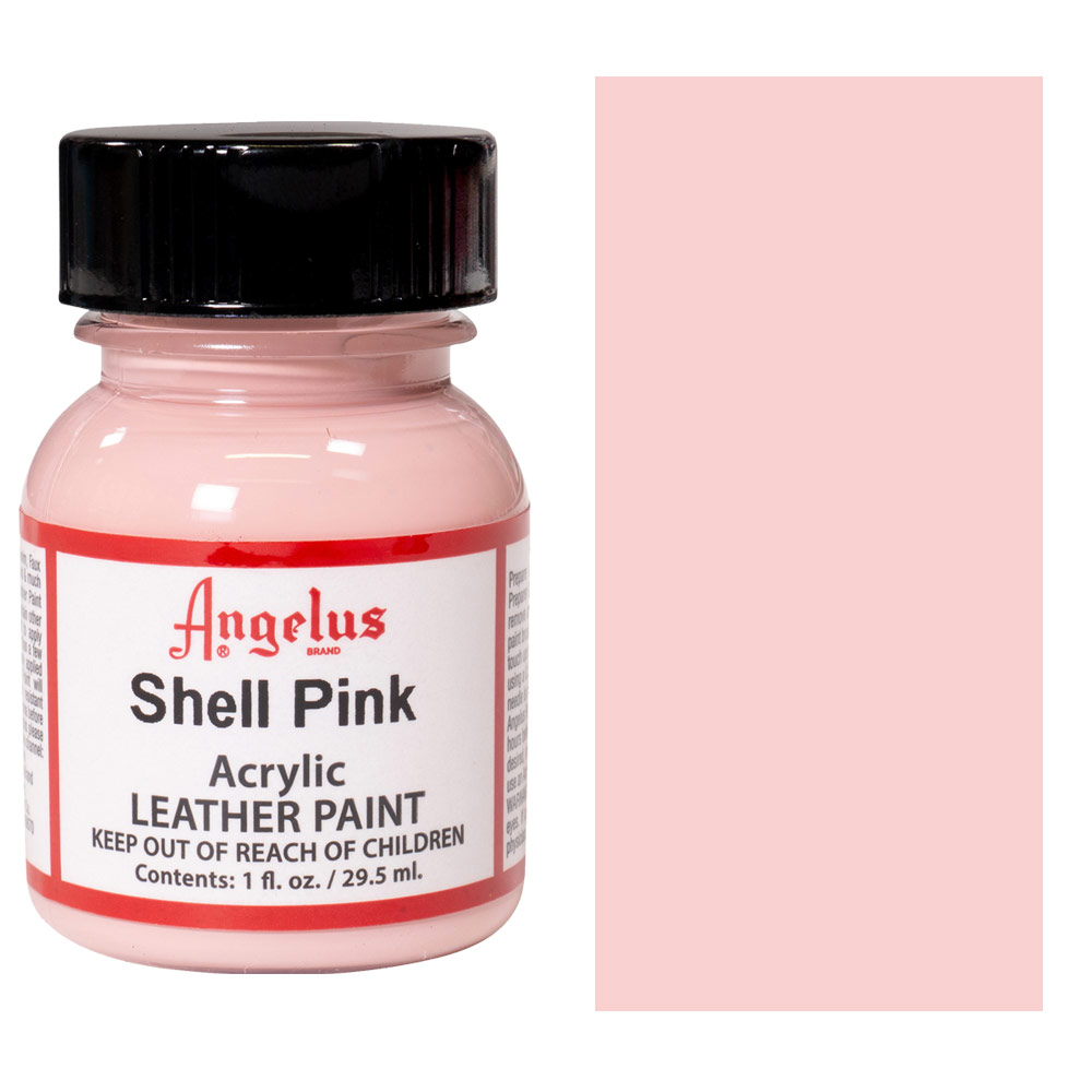 Angelus Acrylic Leather Paint Petal Pink 1oz