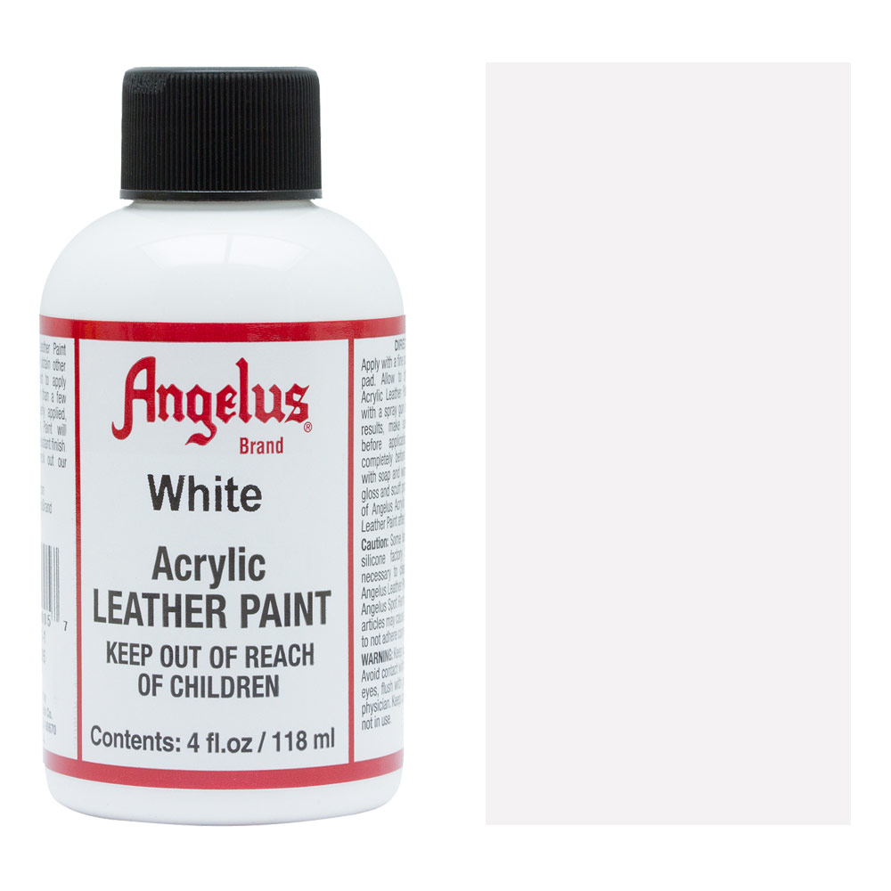 Angelus Acrylic Leather Paint 4oz White