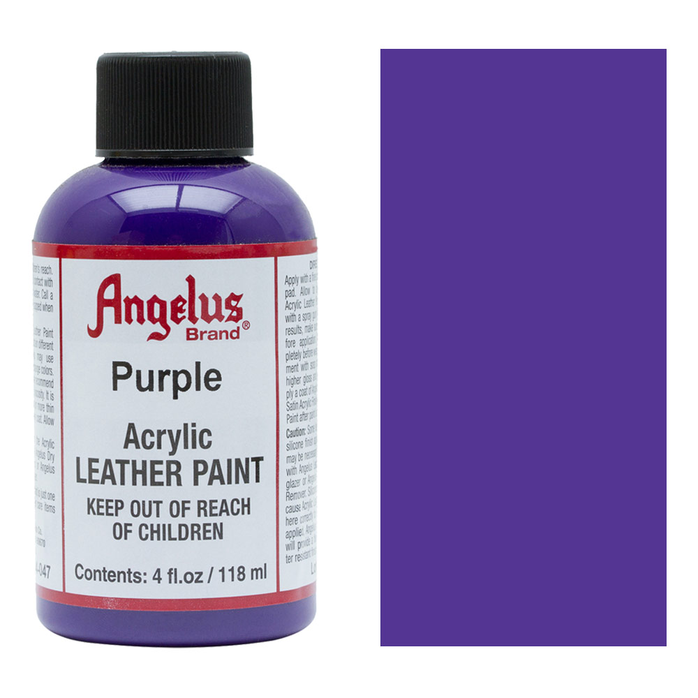 Angelus Acrylic Leather Paint 4oz Purple