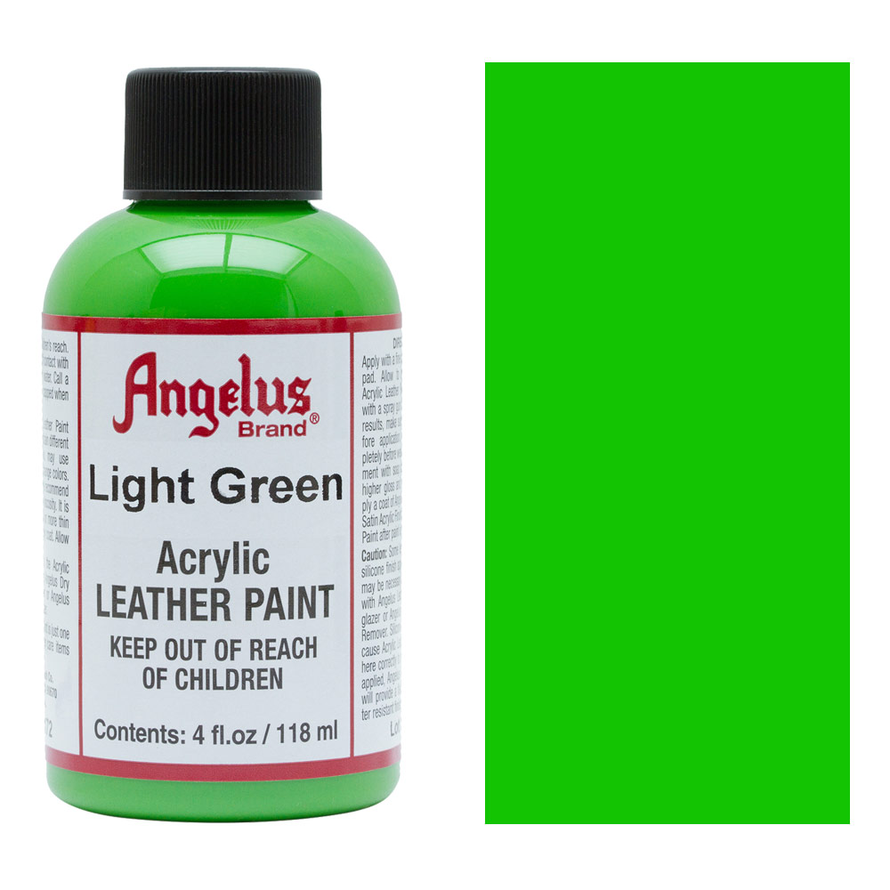 Angelus Acrylic Leather Paint 4oz Light Green
