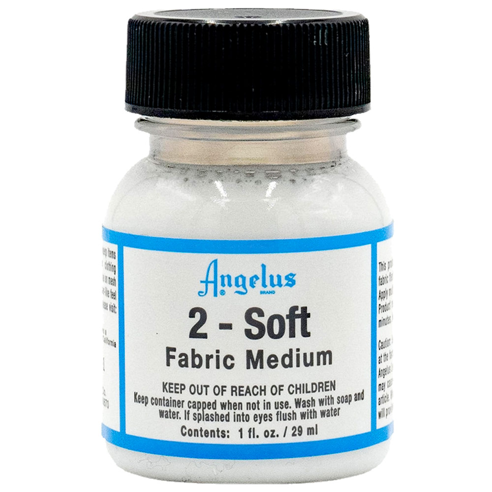 Angelus Acrylic Leather Paint Additive 2-Soft Fabric Medium 1oz