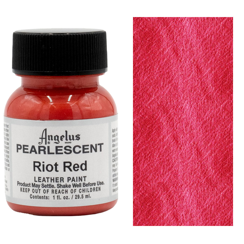 Shop the newest Angelus Pearlescent Acrylic Paint Riot Red #451 29Ml Use On  Leather, Vinyl Or Fabric 958 style styles