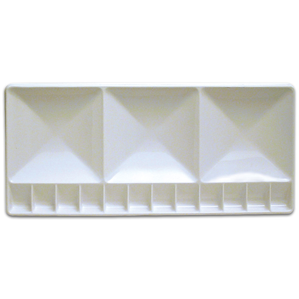 Art Alternatives Eldajon Plastic Palette 5-1/2"x12" White