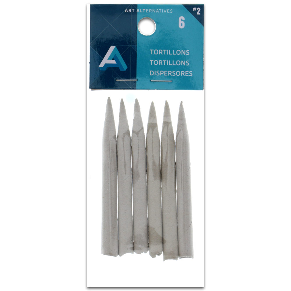 Art Alternatives Tortillons 6 Pack 3/16"  Small