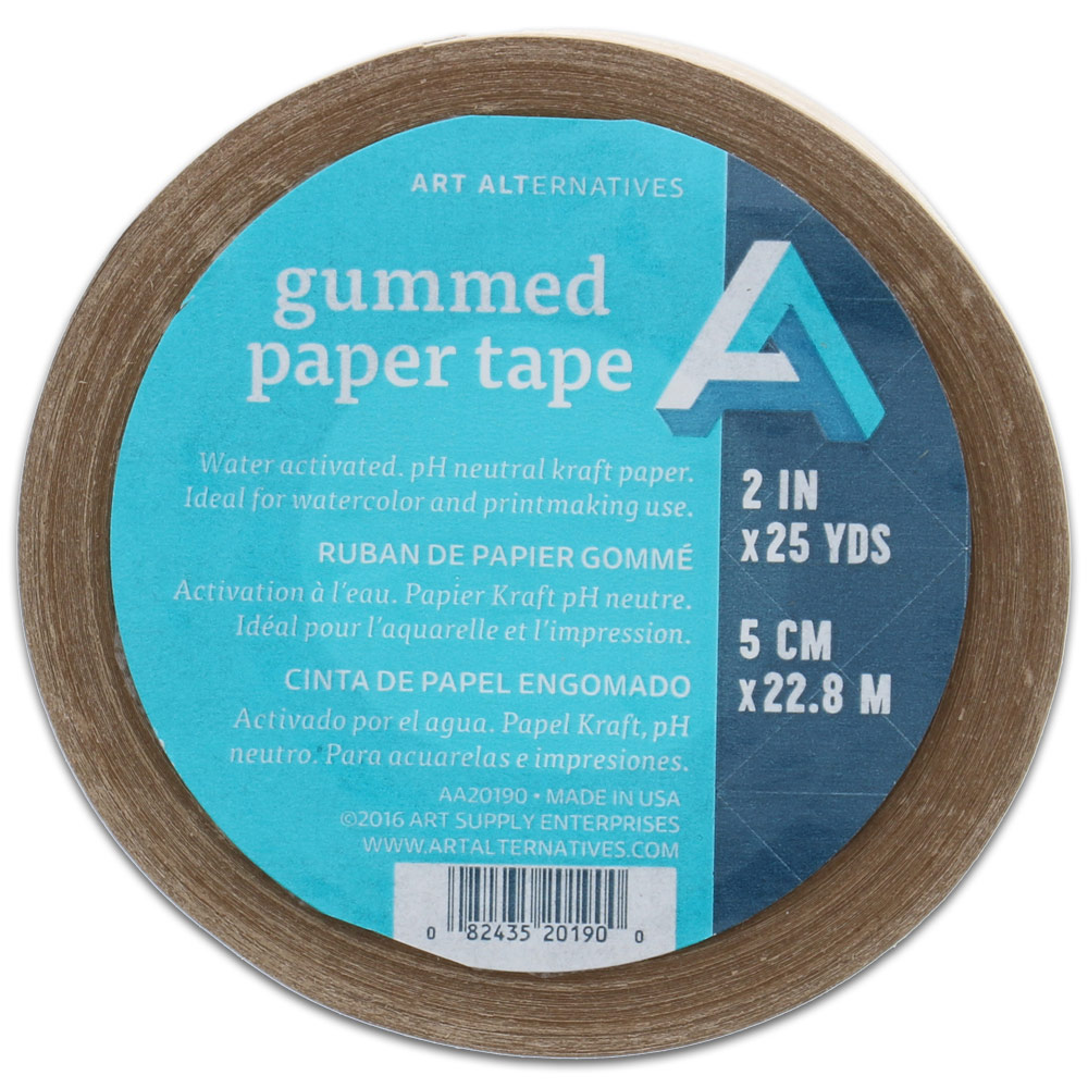 Art Alternatives Gummed Paper Tape Roll 2" x 25yd