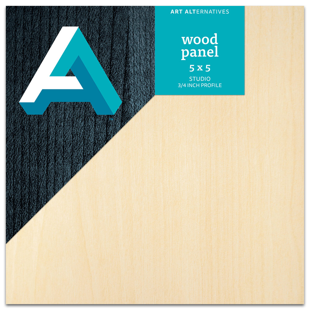 Art Alternatives Cradled Wood Panel 3/4" Studio 5"x5"
