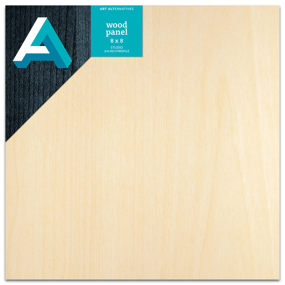 Art Alternatives Cradled Wood Panel 3/4" Studio 8"x8"