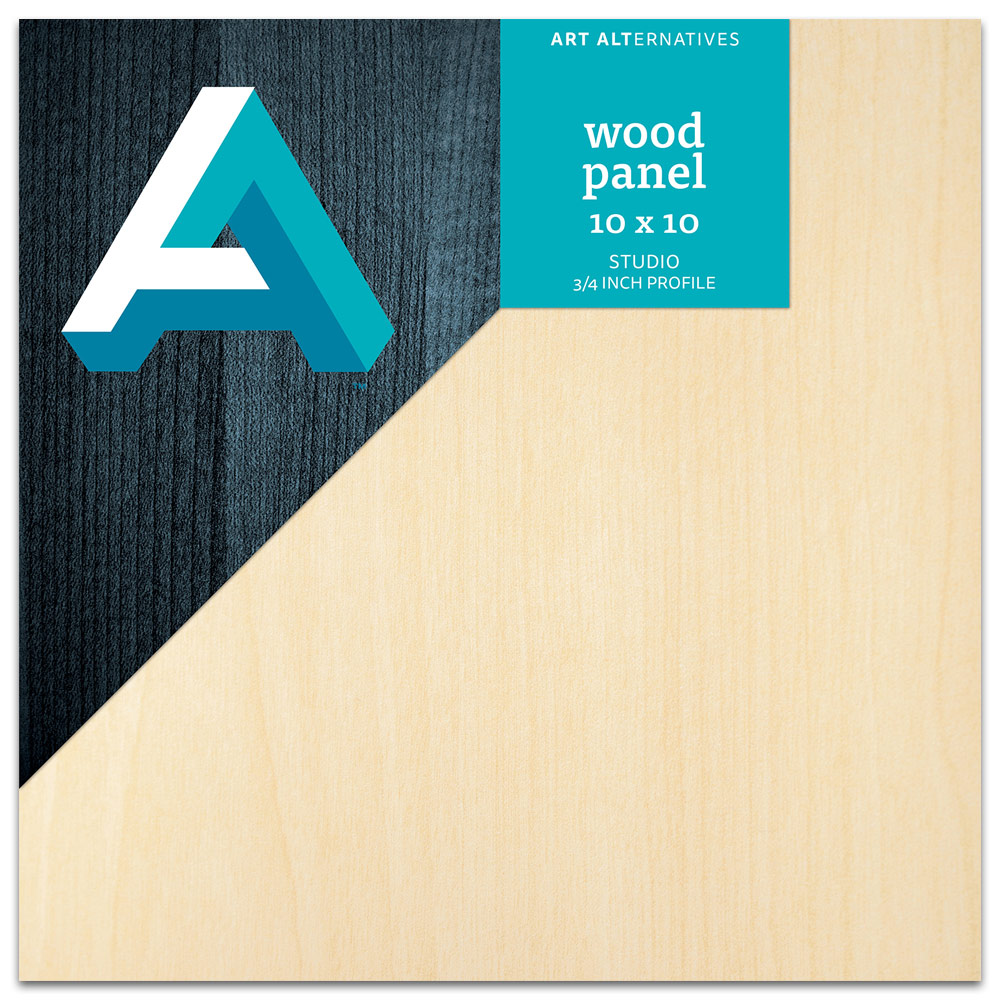 Art Alternatives Wood Panel 3/4" Studio 10" x 10"