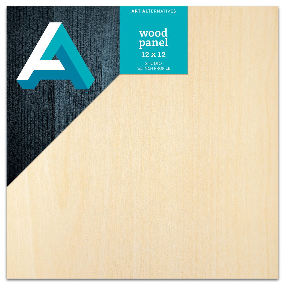 Art Alternatives Cradled Wood Panel 3/4" Studio 12"x12"