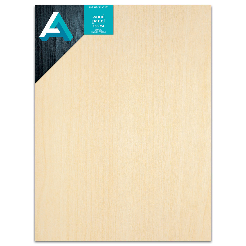 Art Alternatives Cradled Wood Panel 3/4" Studio 18"x24"