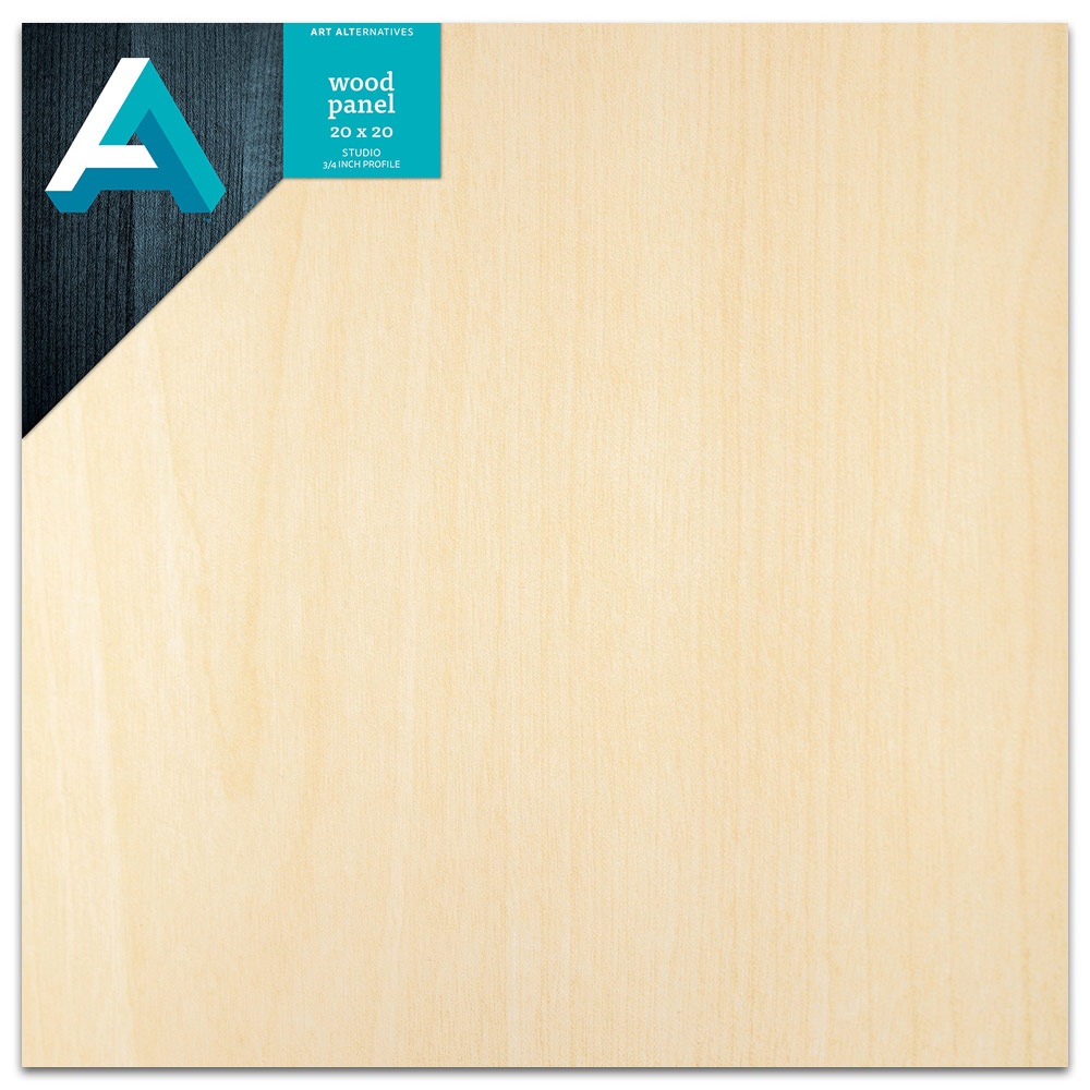 Art Alternatives Cradled Wood Panel 3/4" Studio 20"x20"