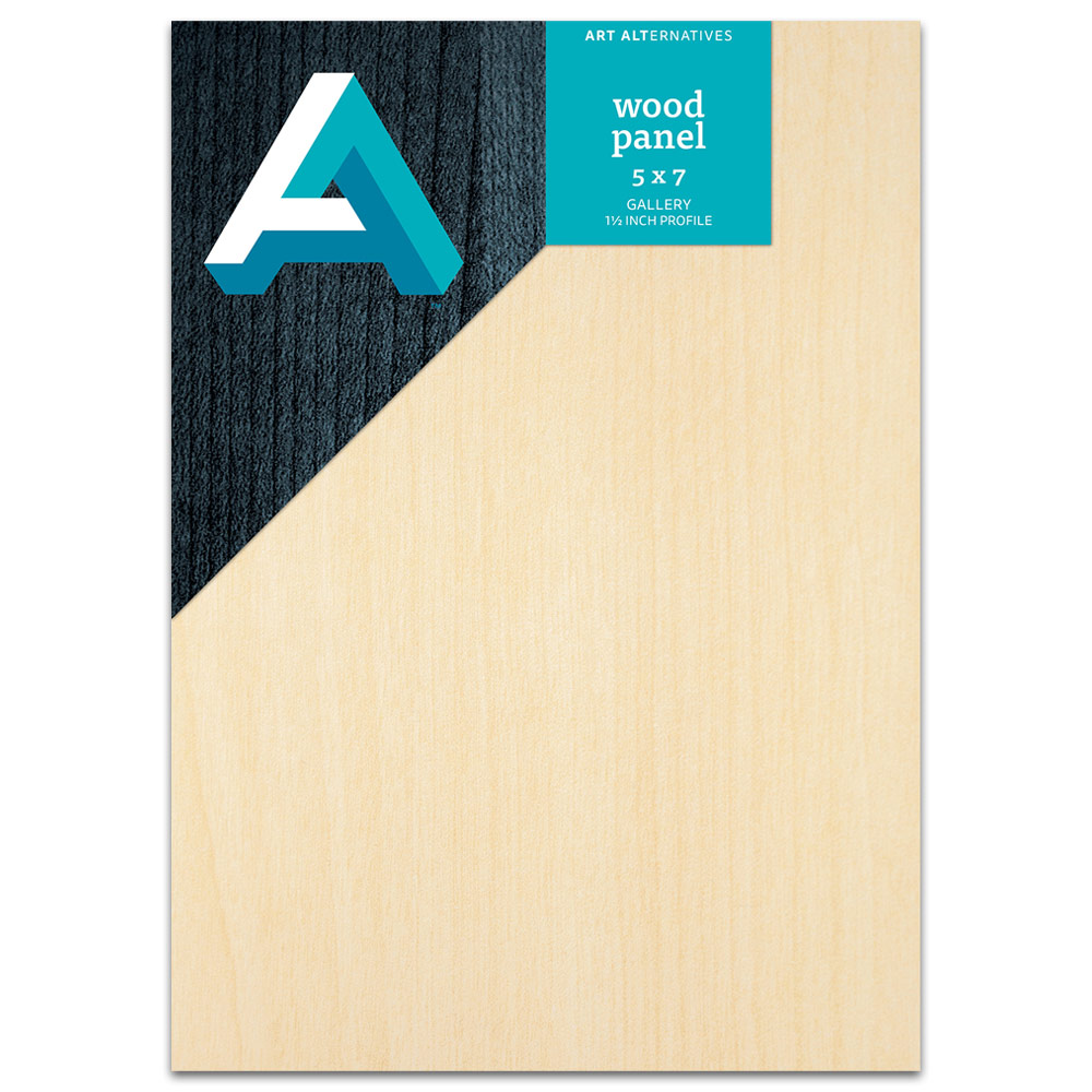 Art Alternatives Cradled Wood Panel 1.5" Gallery 5"x7"