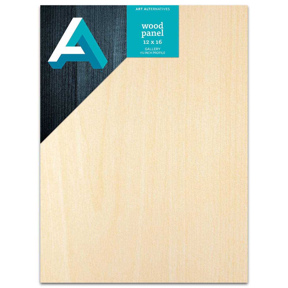 Art Alternatives Cradled Wood Panel 1.5" Gallery 12"x16"