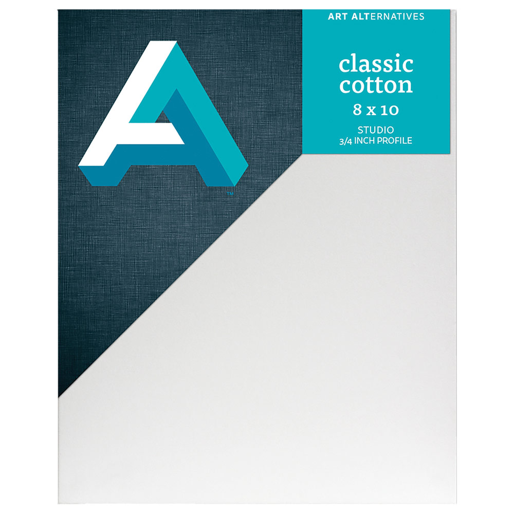 Art Alternatives Classic Cotton Stretched Canvas 3/4 Studio 8x10