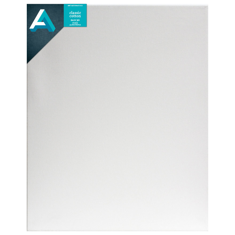 Art Alternatives Classic Cotton Stretched Canvas 3 4