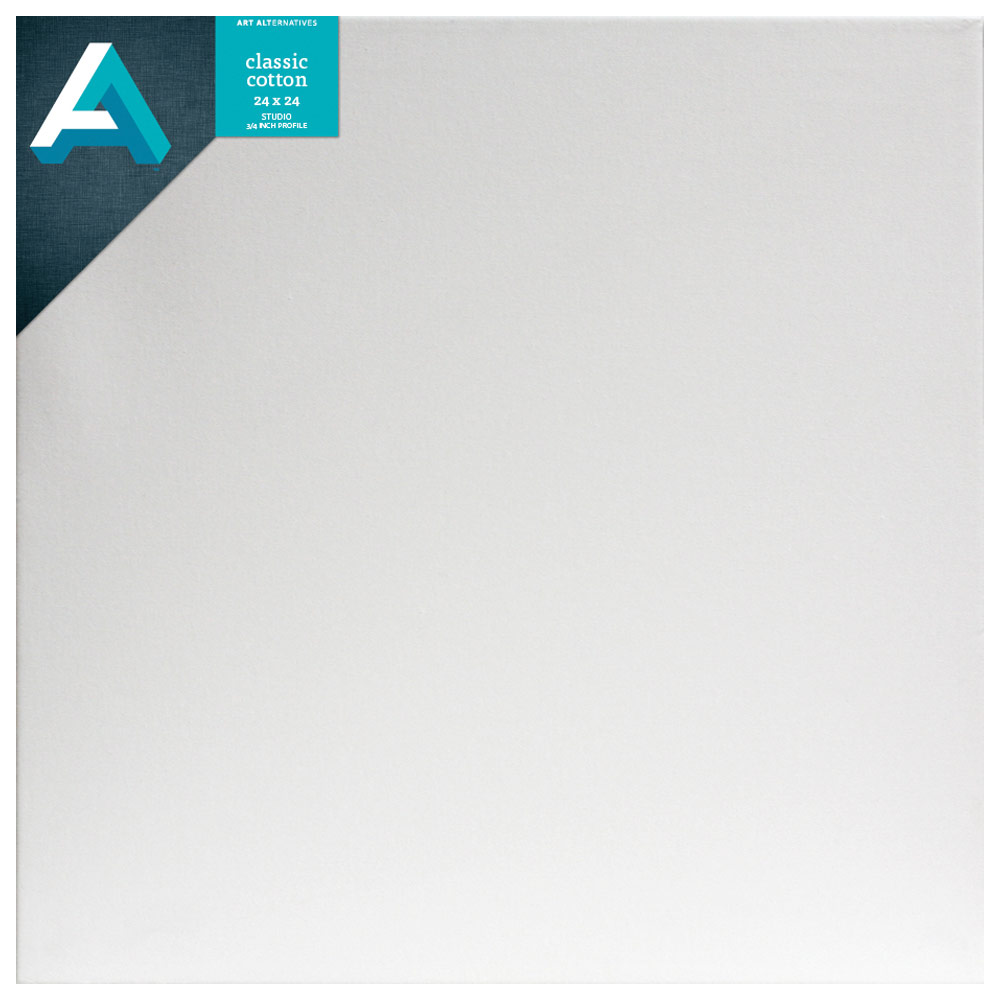 Art Alternatives Classic Cotton Studio Canvas 3/4" Trad. 24"x24"