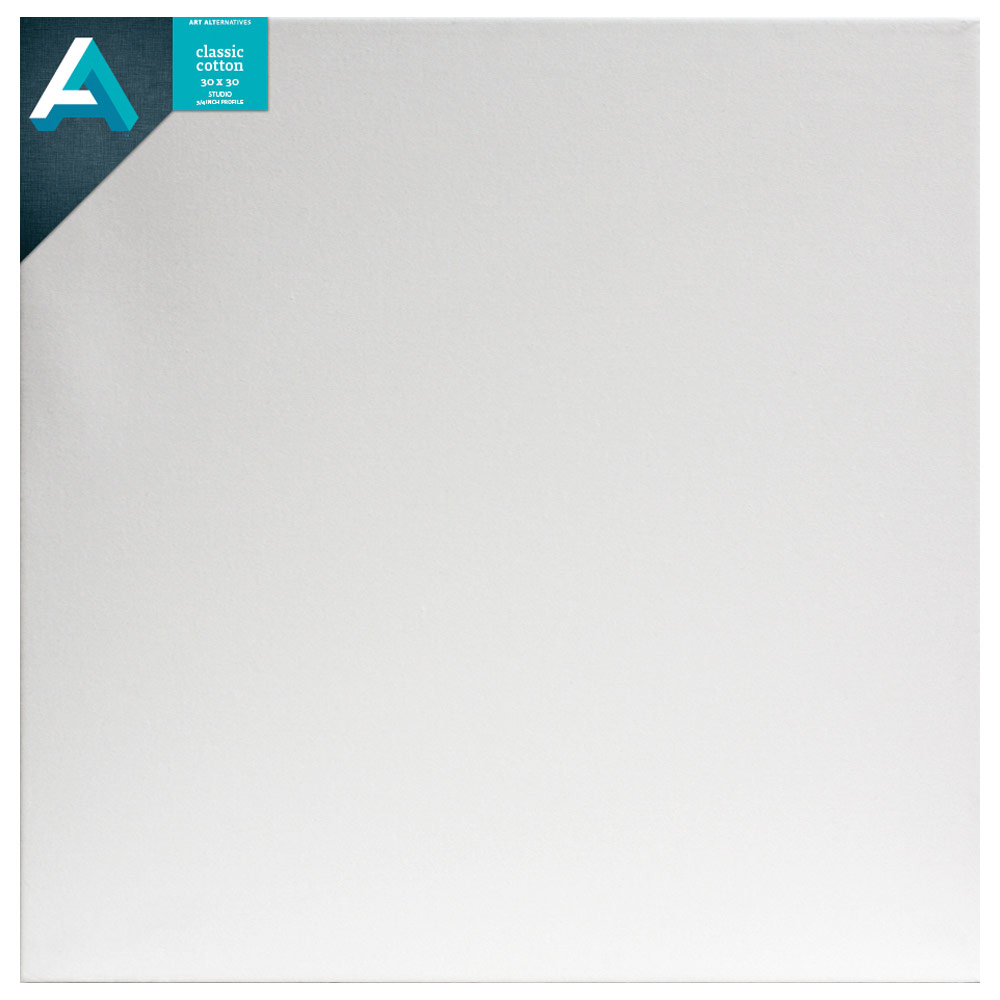 Art Alternatives Classic Cotton Studio Canvas 3/4" Trad. 30"x30"