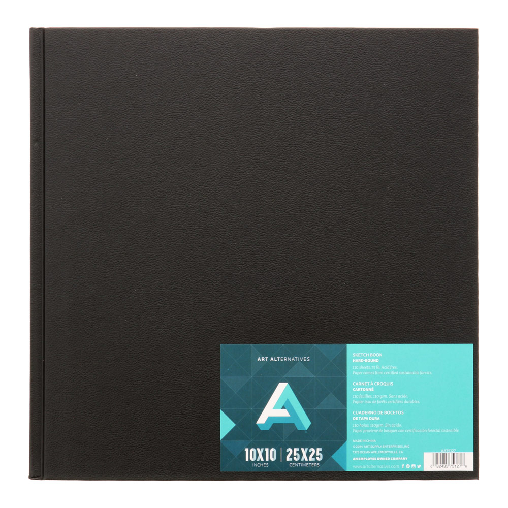 Art Alternatives Hardbound Sketchbook 110 Sheets 10"x10"
