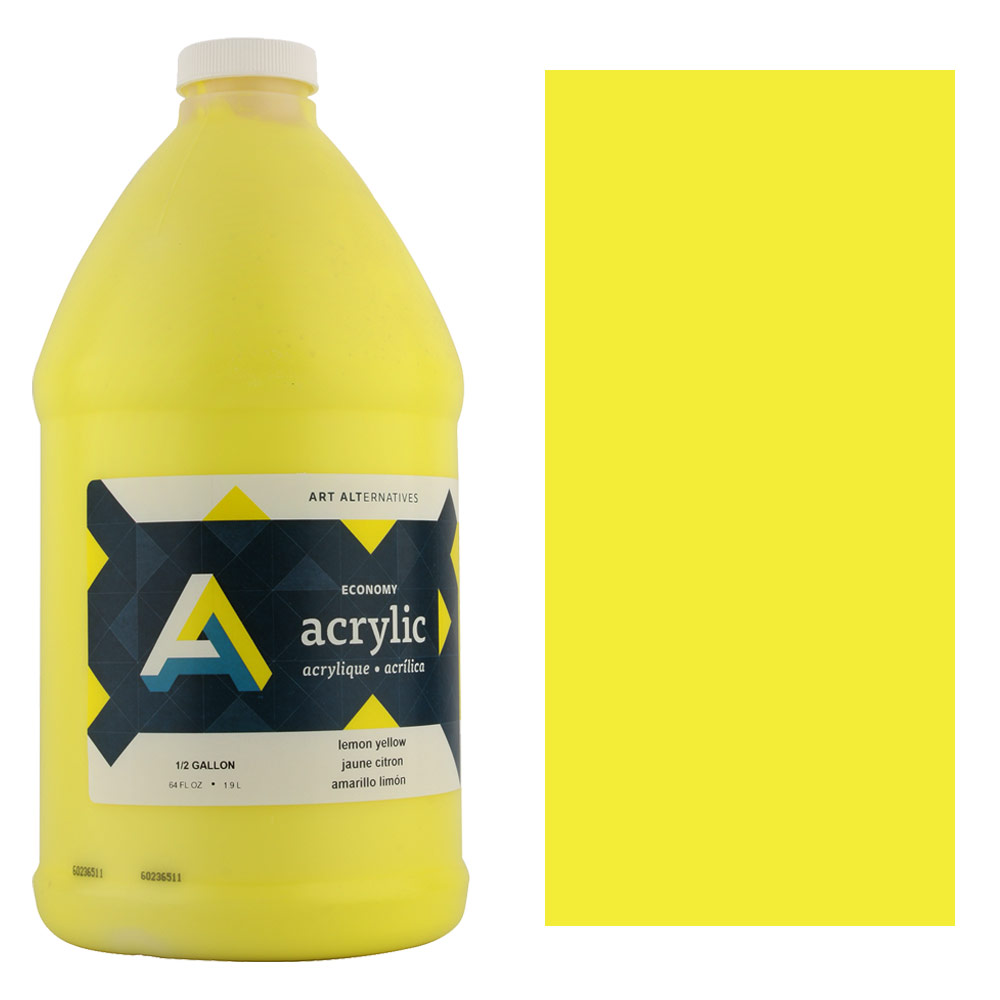 Art Alternatives Acrylic Half Gallon - Yellow