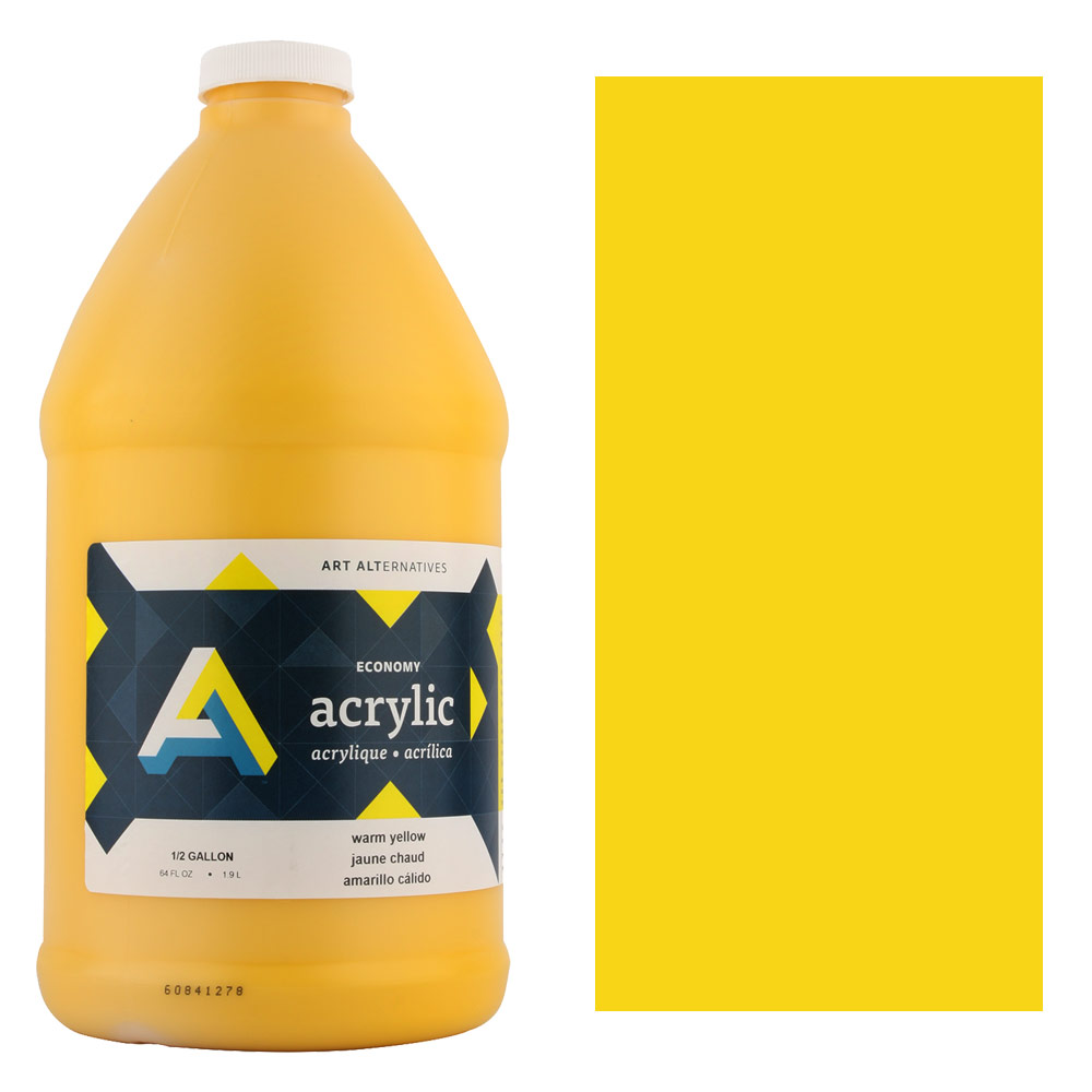 Art Alternatives Acrylic Half Gallon - Warm Yellow