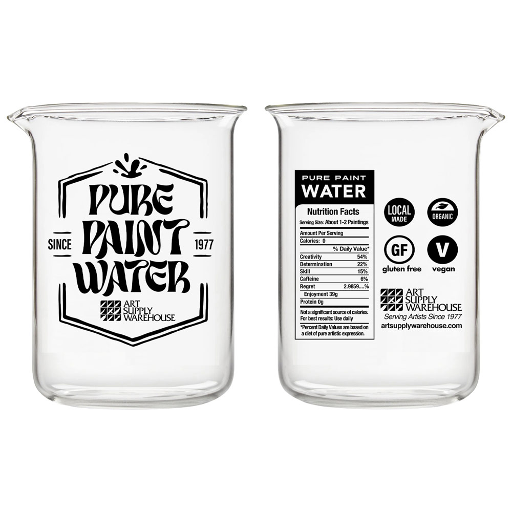 Art Supply Warehouse Pure Paint Water Beaker 500ml