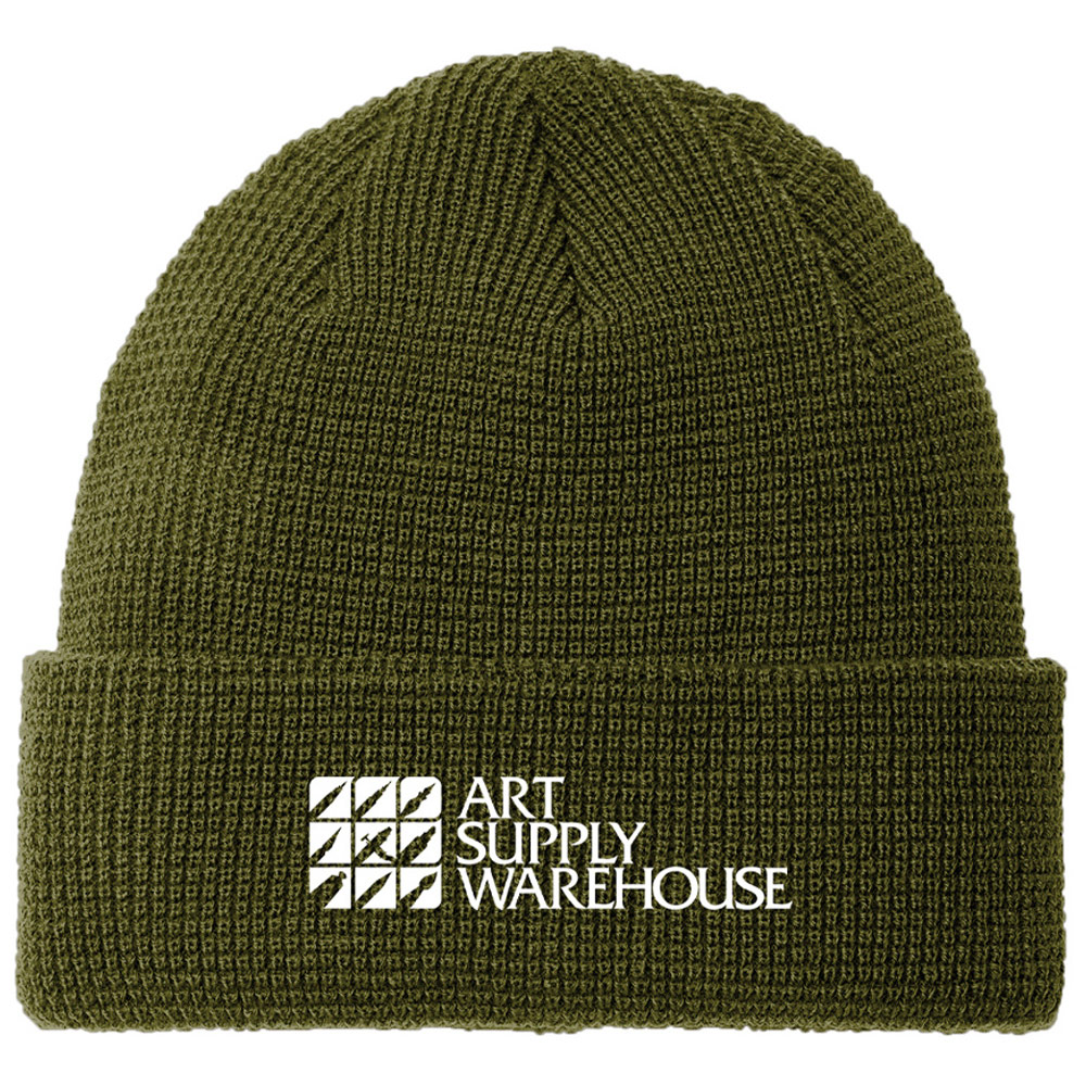Art Supply Warehouse Thermal Beanie w/Cuff Olive Green