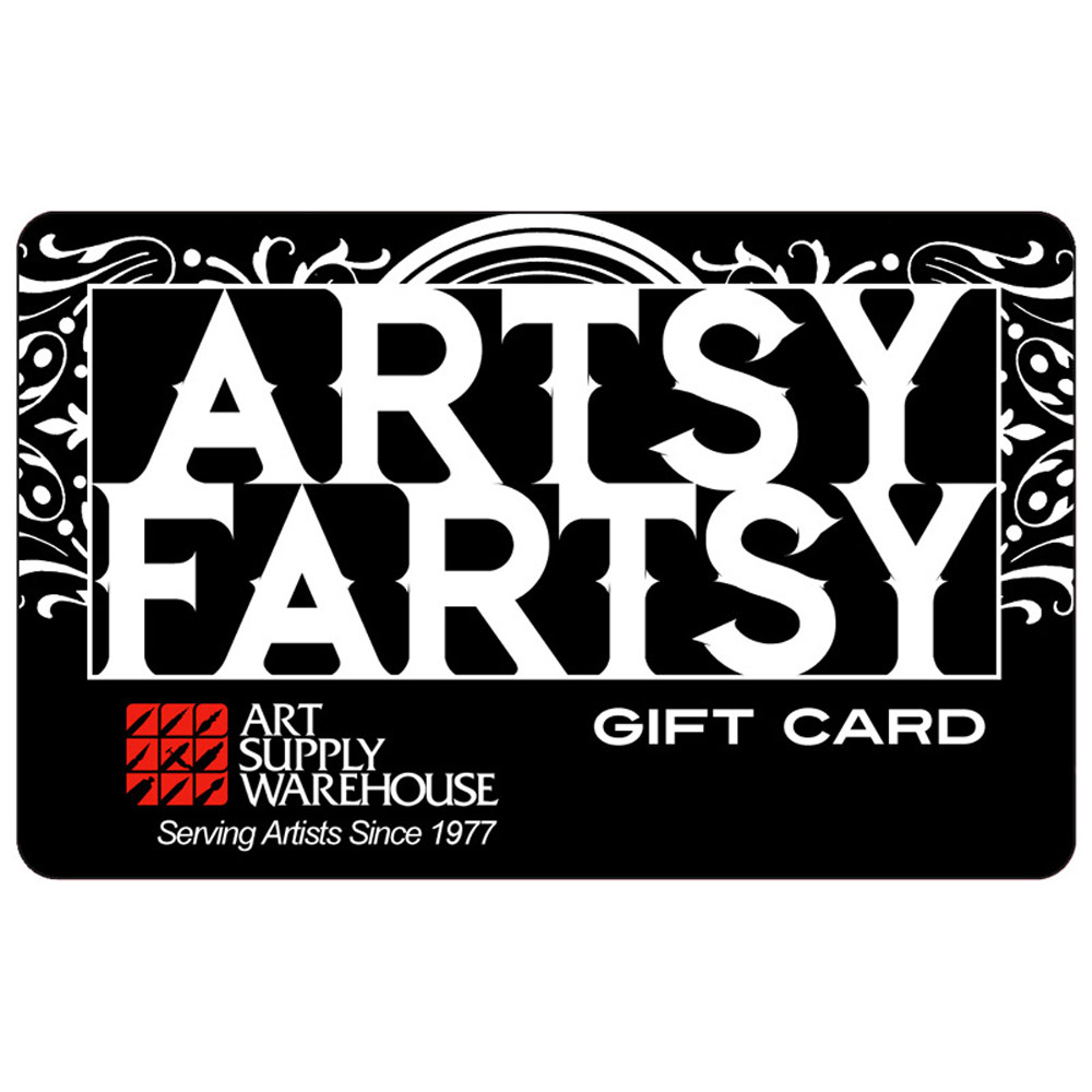 Art Supply Warehouse Gift Card $25 "Artsy Fartsy"