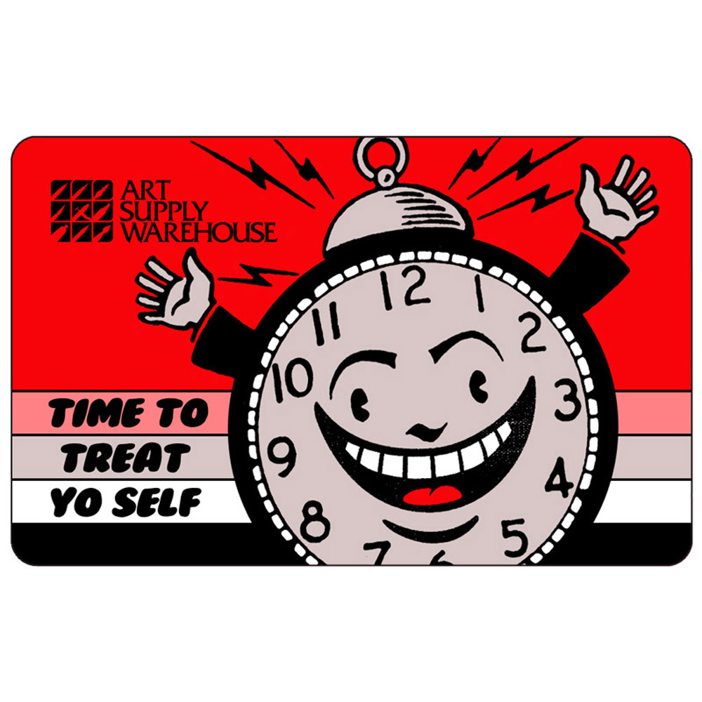 Art Supply Warehouse Gift Card $250 "Treat Yo Self"