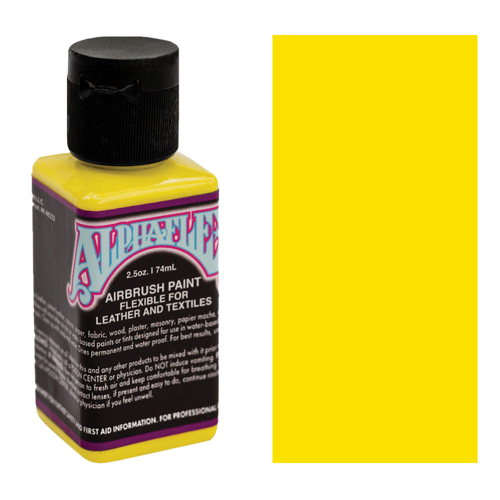 Alpha 6 Corporation AlphaFlex Airbrush 2.5oz Alpha Yellow