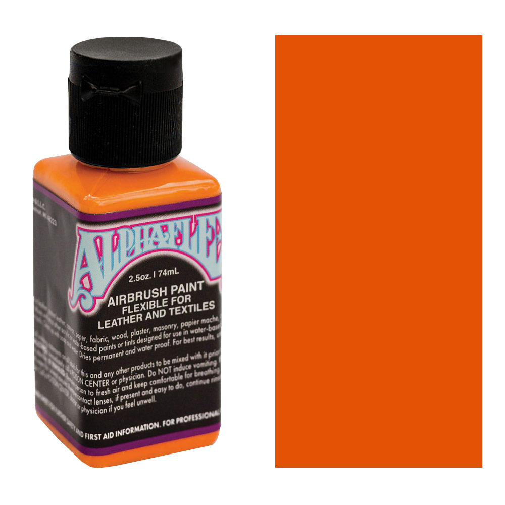 orange airbrush paint