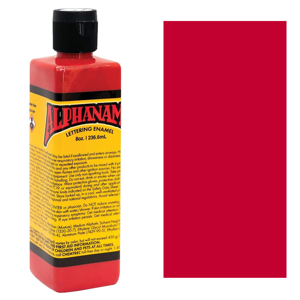 Alpha 6 Corporation AlphaNamel 8oz Alpha Red