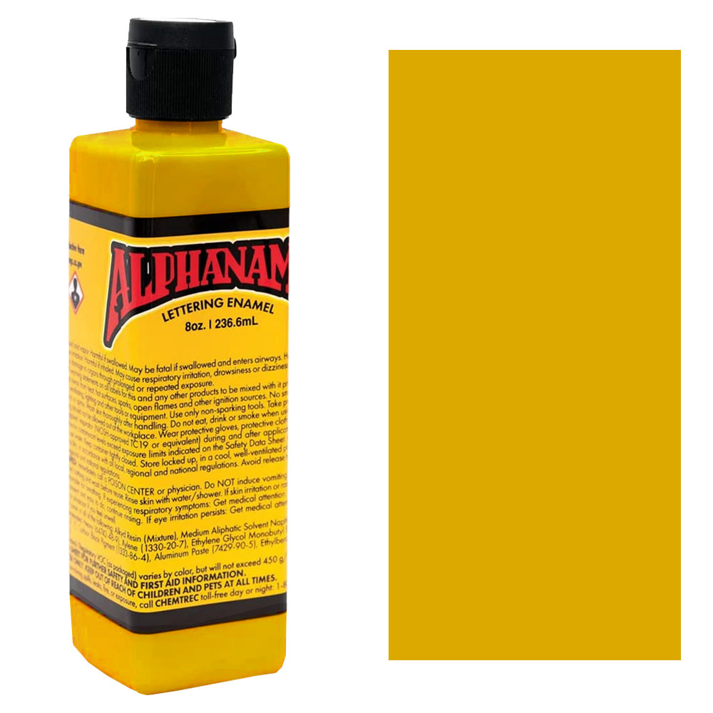 Alpha 6 Corporation AlphaNamel 8oz Imitation Gold
