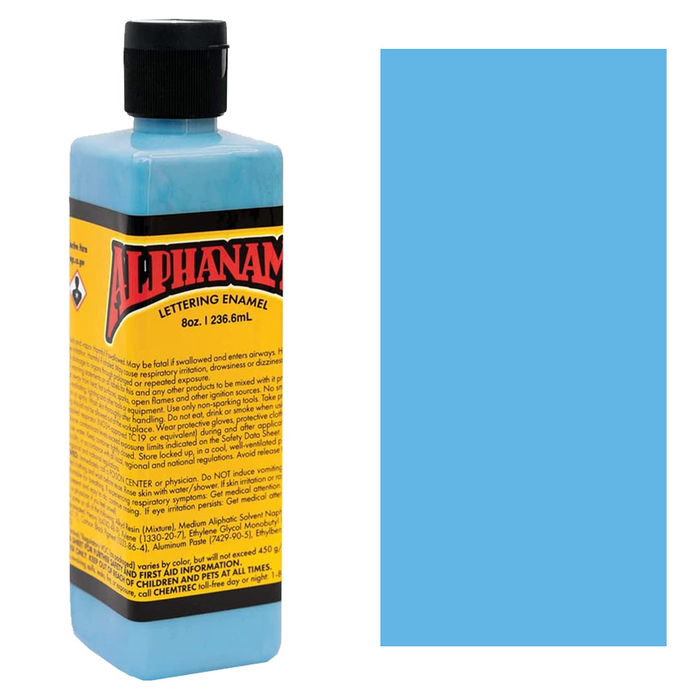 Alpha 6 Corporation AlphaNamel 8oz Light Blue