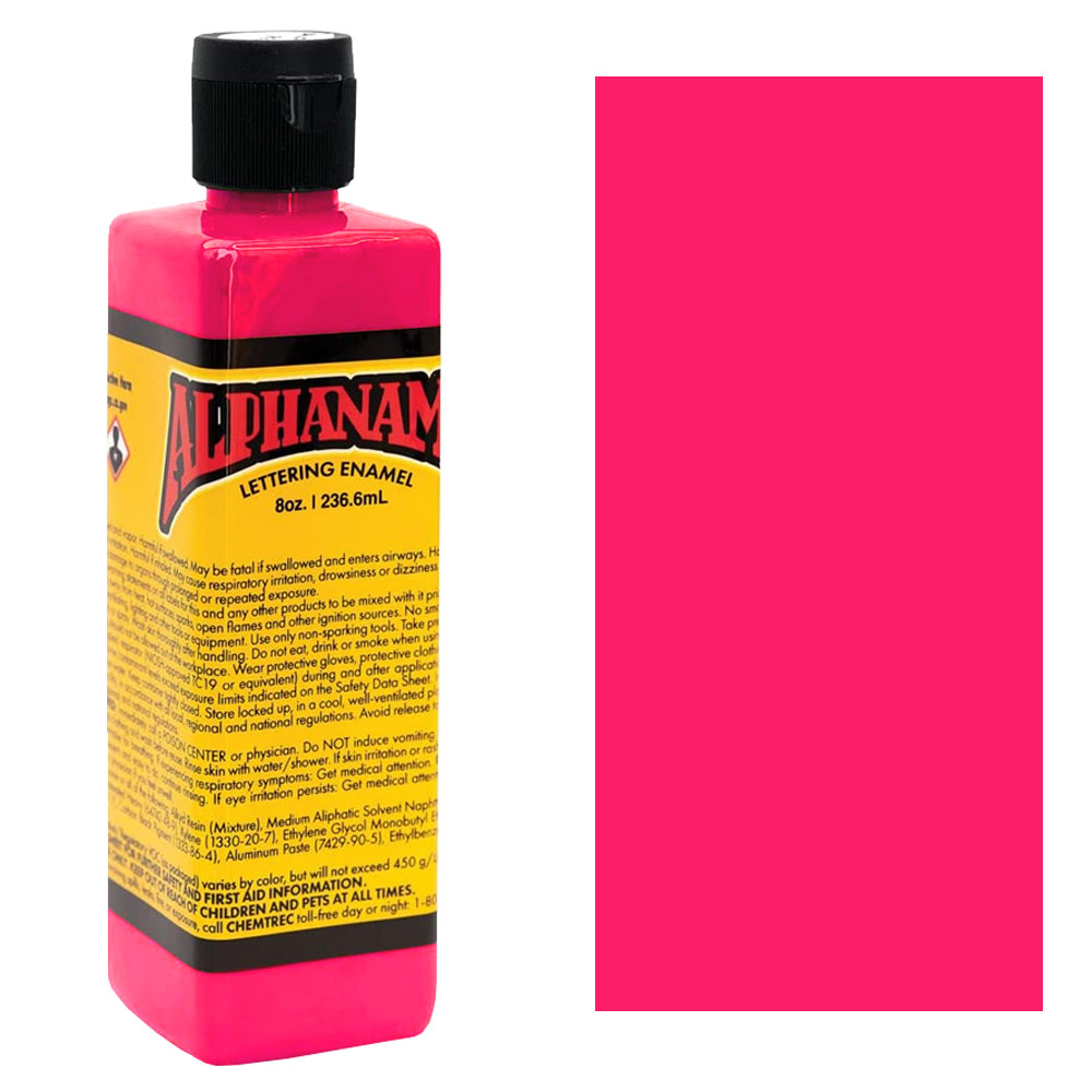 Alpha 6 Corporation AlphaNamel 8oz Electroshock Pink