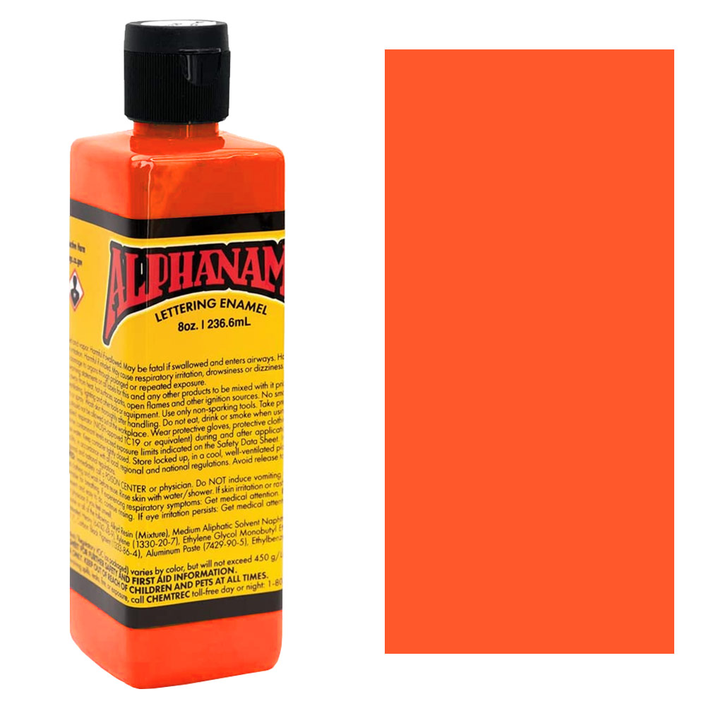 Alpha 6 Corporation AlphaNamel 8oz Electroshock Red