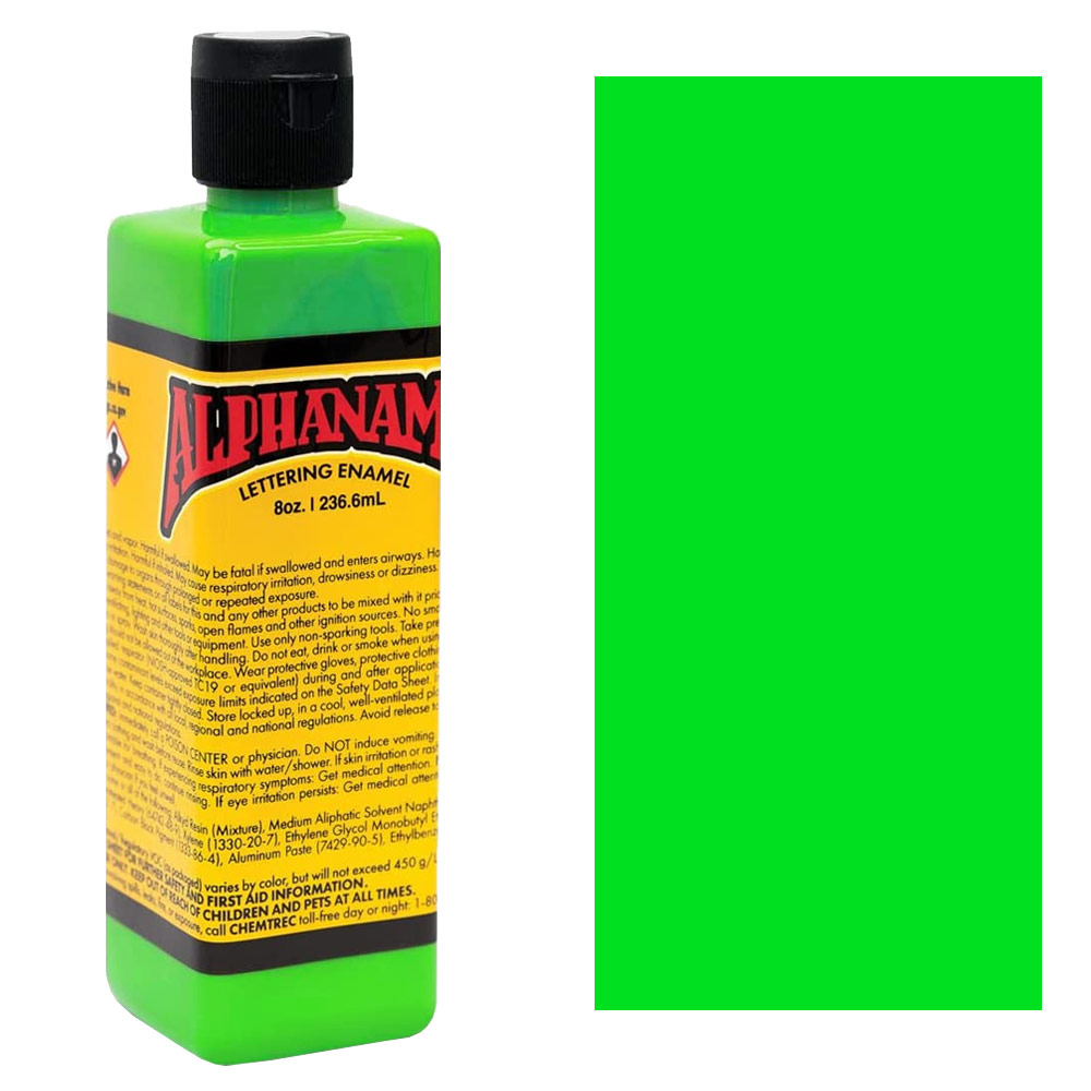 Alpha 6 Corporation AlphaNamel 8oz Electroshock Green