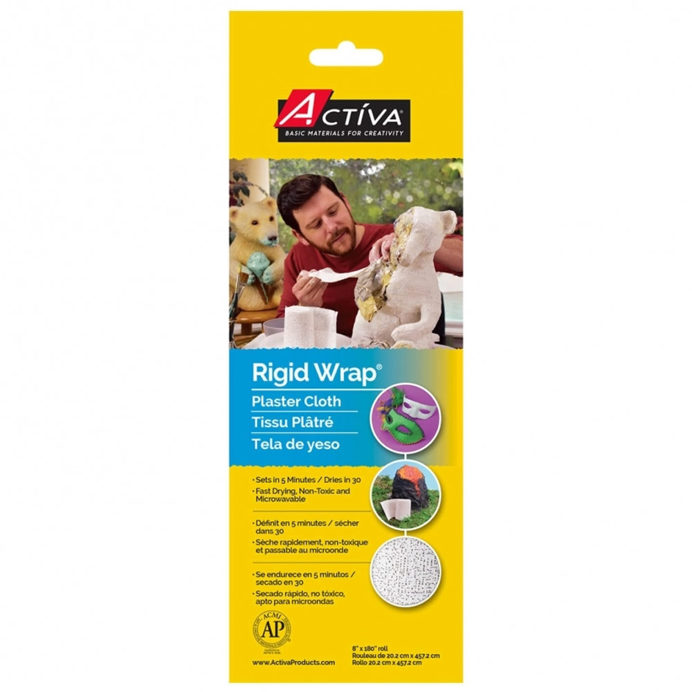 Activa Rigid Wrap Microwavable Plaster Cloth 8"