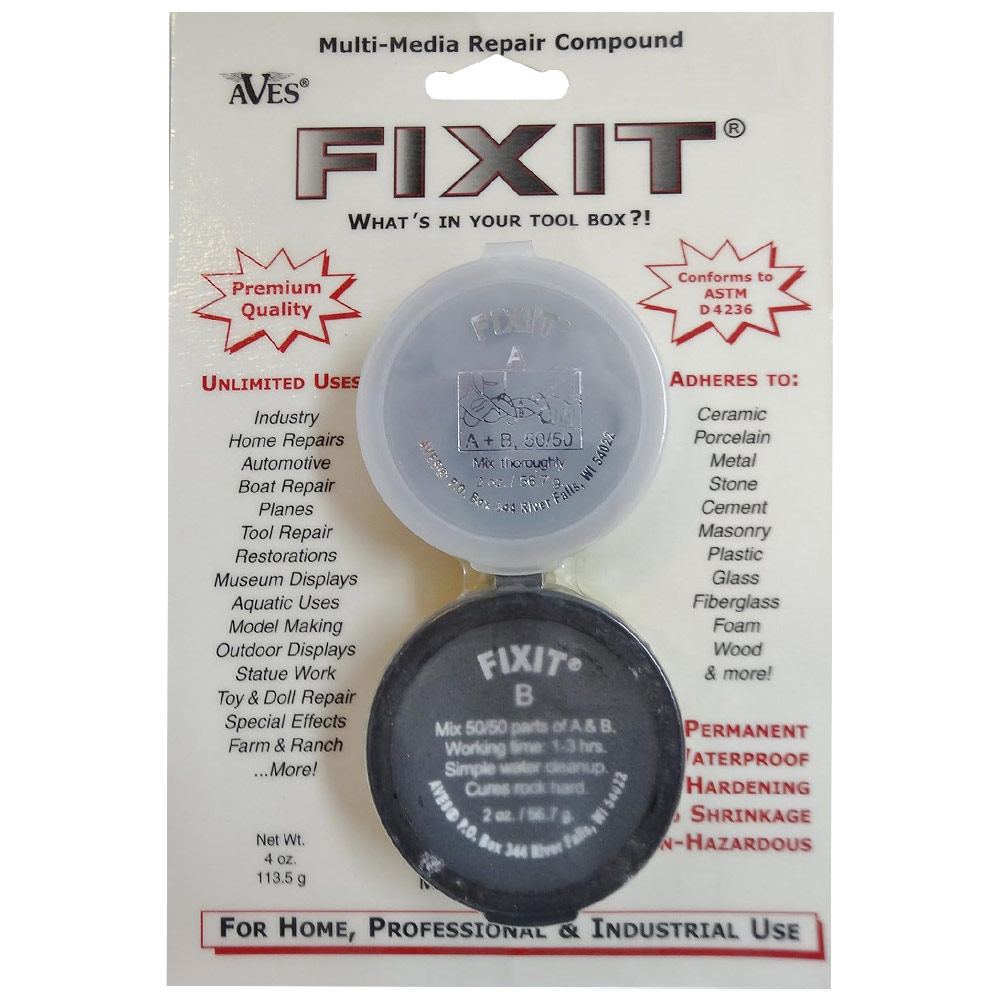 Aves FIXIT Sculpt Sculpting & Repair Compound 1/4lb Canvas
