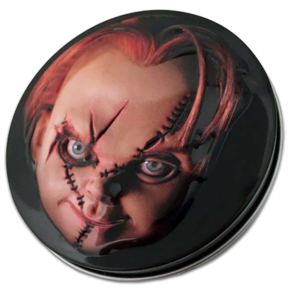 Boston America Chucky Childsplay Candy Tin Sour Cherry