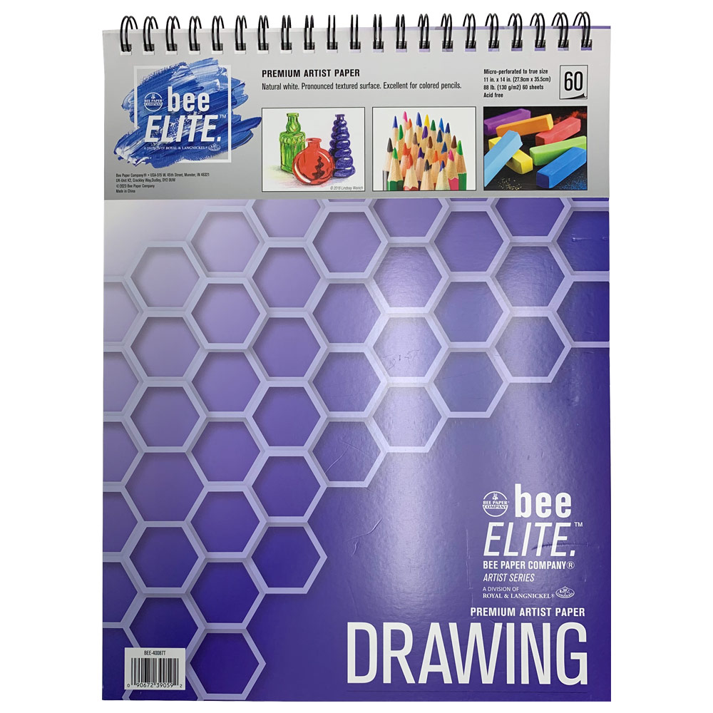 Bee Paper Bee ELITE Artist Premium Drawing Pad 60 Sheets 11"x14"